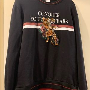 Zara embroiled sweatshirt